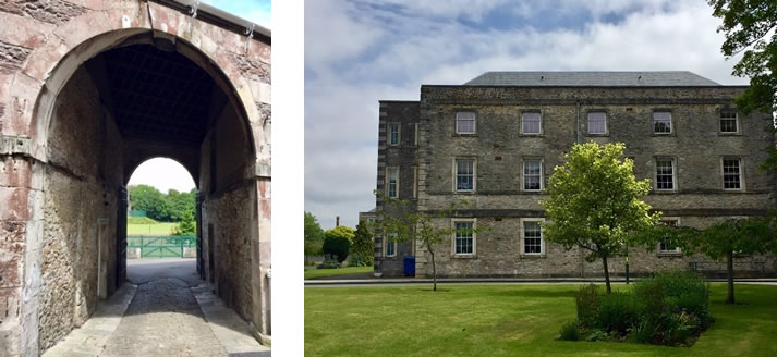 Arch Tunnel, Building with Tree