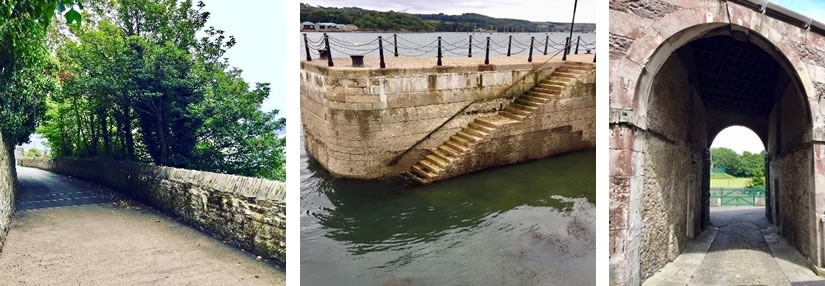 Walkway, Steps in Harbour, Slipway